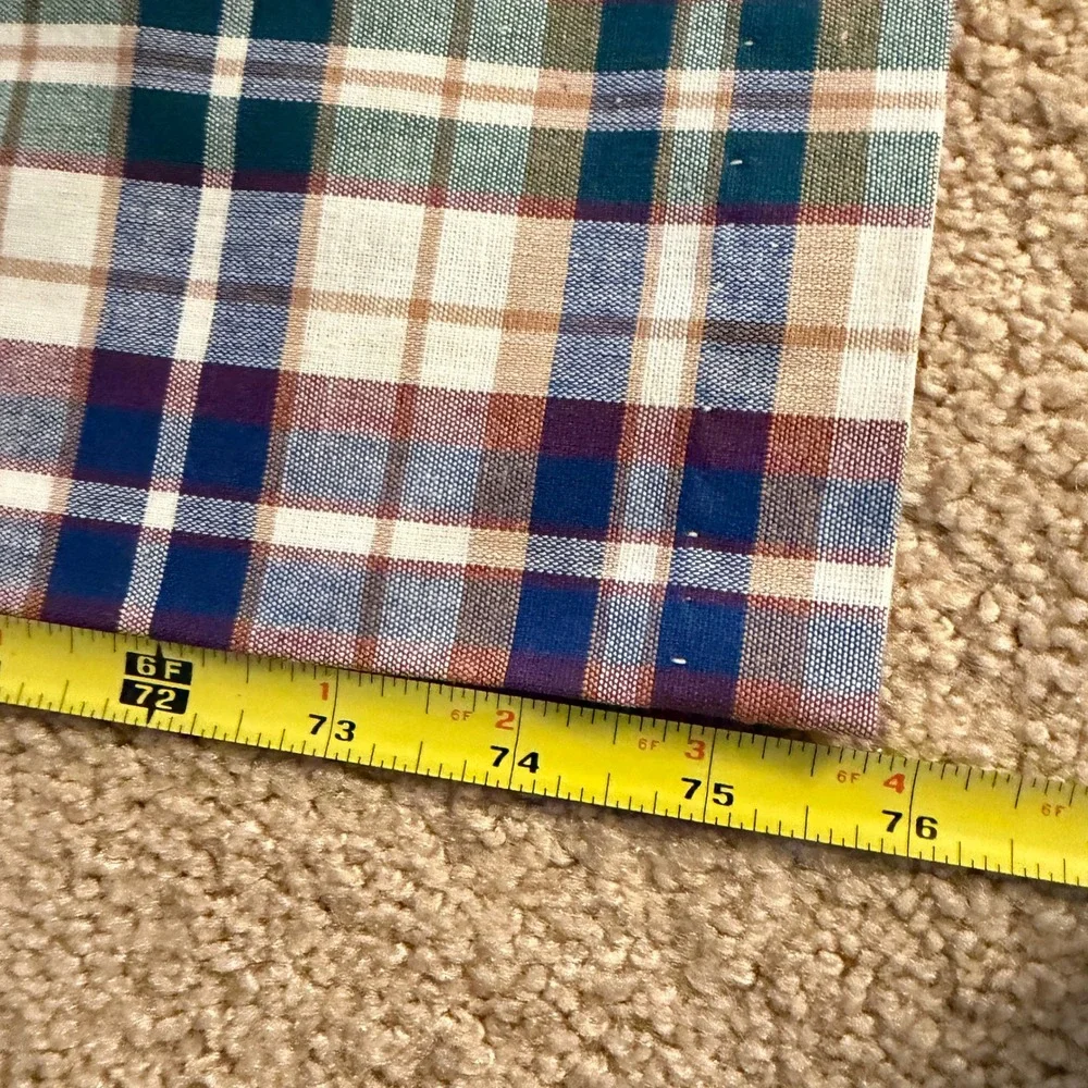 Longaberger‎ Market Day Plaid Woven Traditions Valance Farmhouse Country Vintage